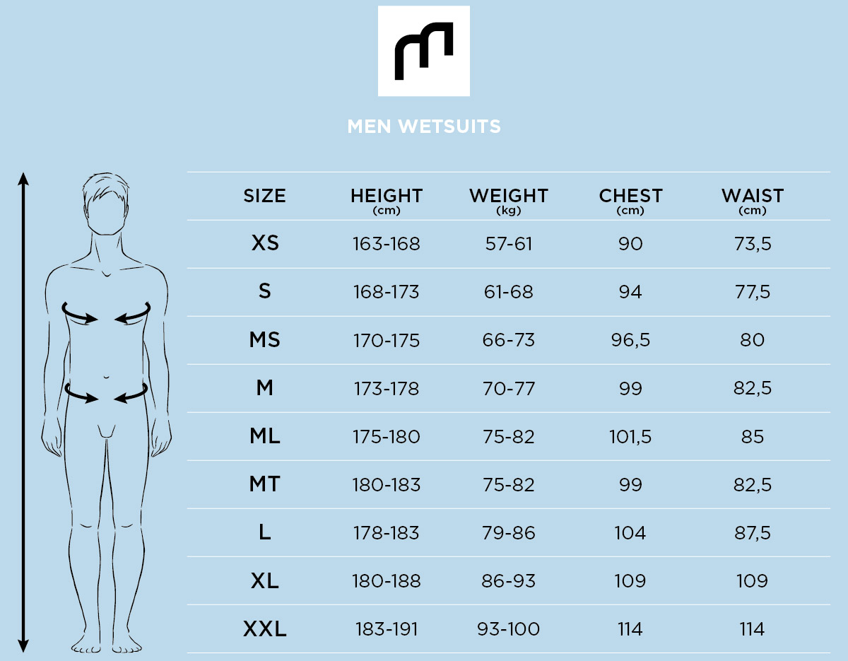 guía de tallas MDNS