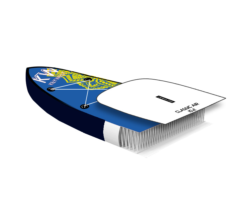Construcción de un stand up paddle hinchable Key Key West