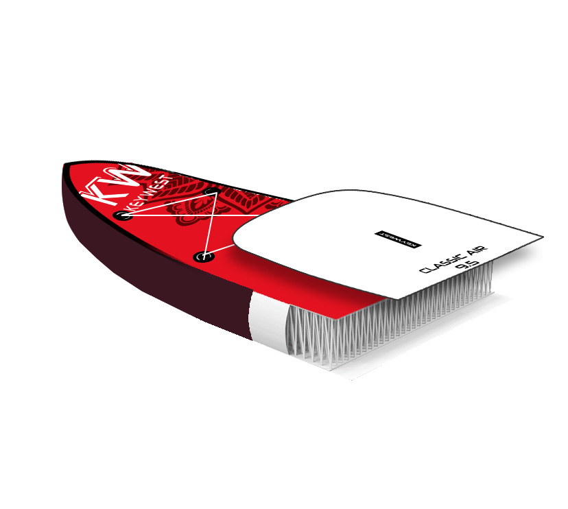 Construcción stand up paddle hinchable Key West