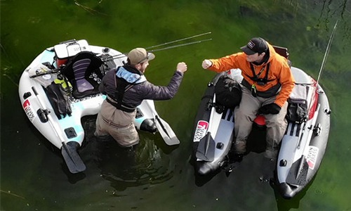 plataformas y patos de pesca seven Bass