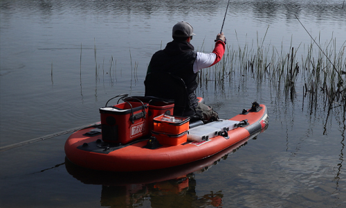 pesca con pato seven bass