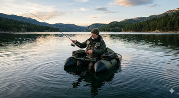 pesca en flotador